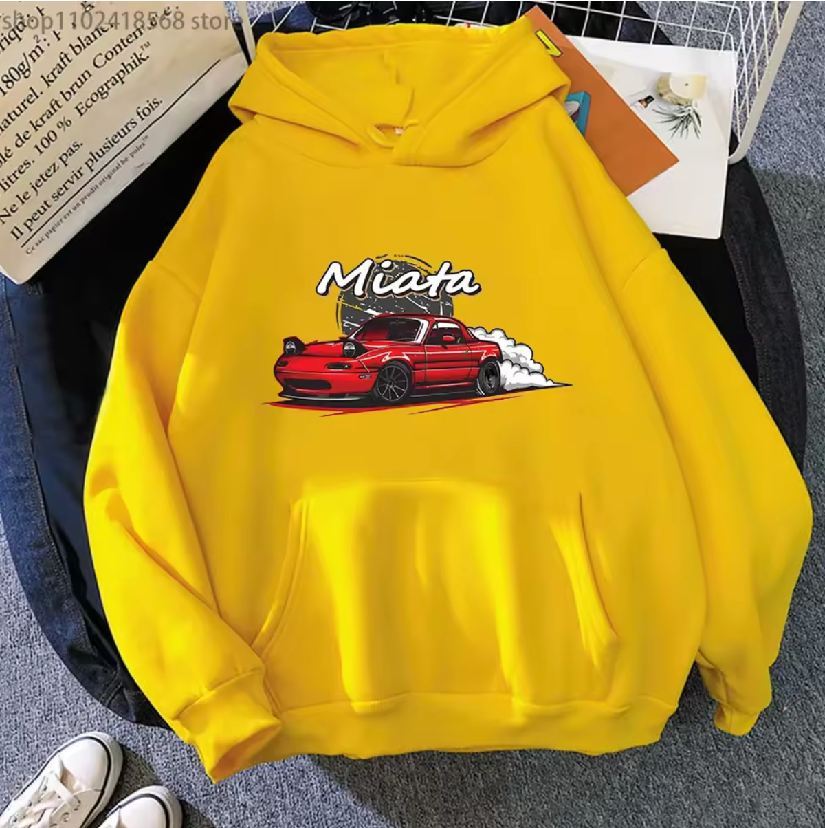 Mazda mx5 Miata Long Sleeve Pullover Hoodie