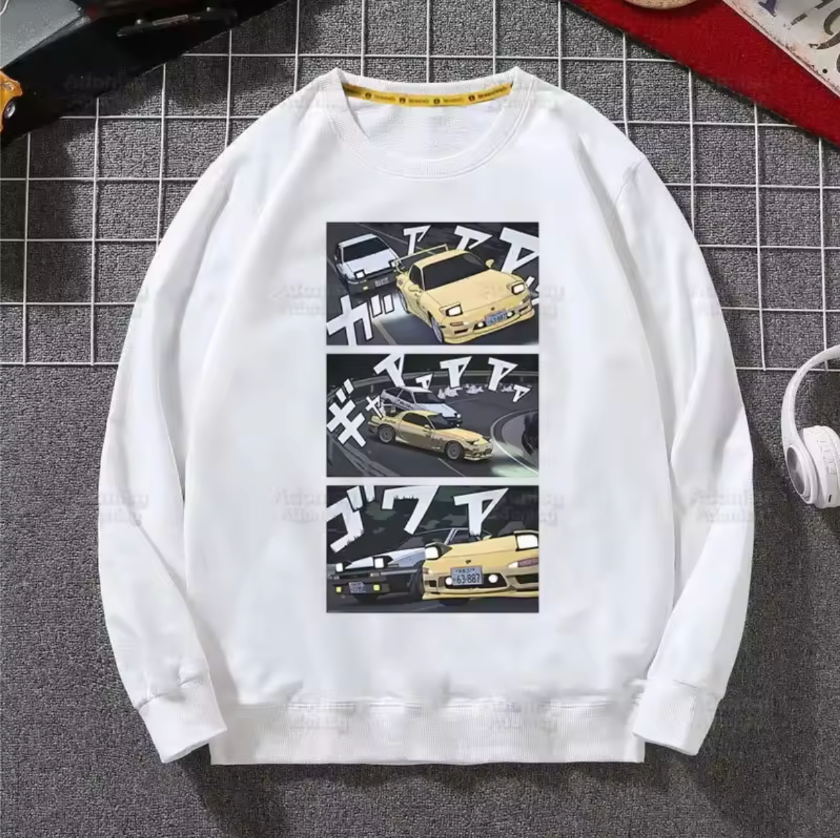 Toyota AE86 & Mazda rx7 anime Sweatshirt