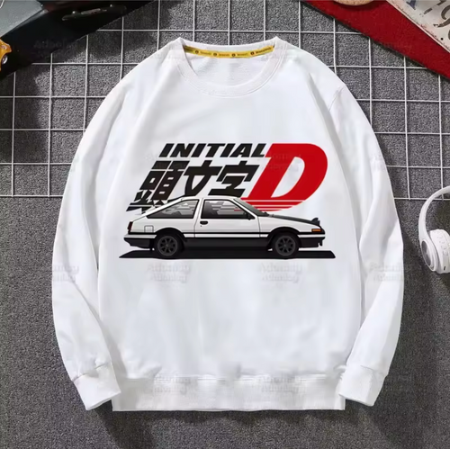 Anime AE86 Initial D RedSuns Sweatshirts