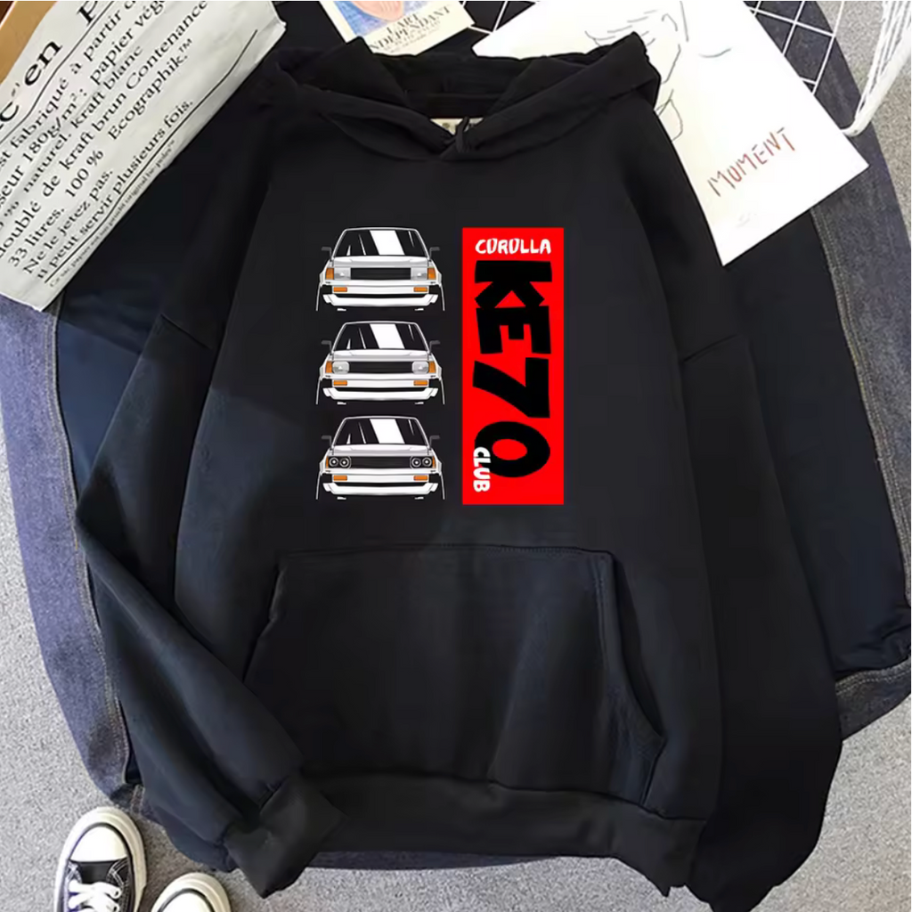 Toyota KE70 Club Long Sleeve Pullover Hoodie
