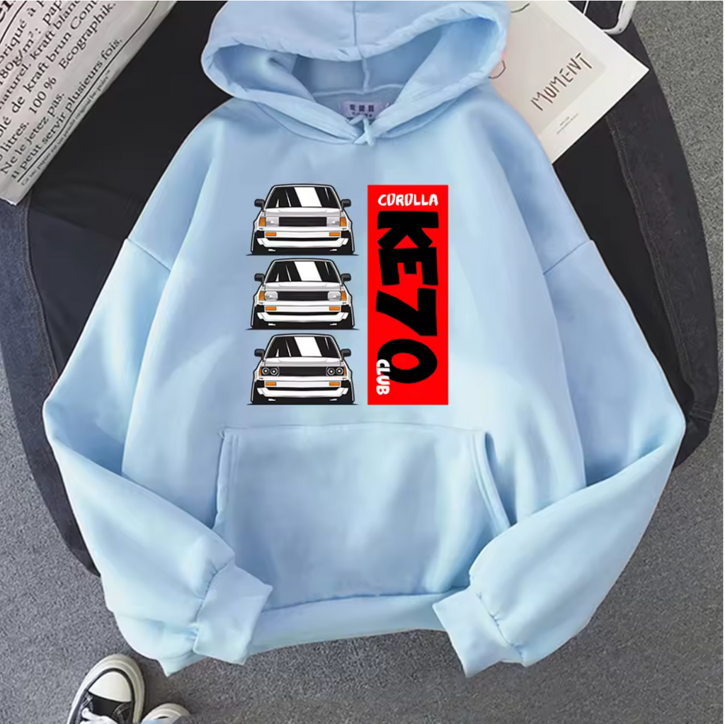 Toyota KE70 Club Long Sleeve Pullover Hoodie